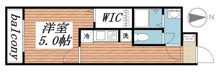 千葉県千葉市中央区長洲2(マンション)の賃貸物件の間取り