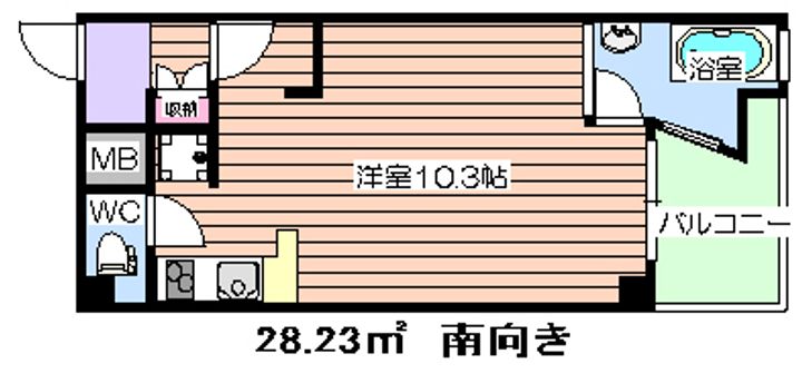 デュオグラン梅田東の間取り