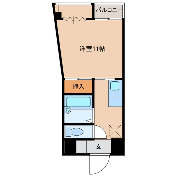 スペリオーレ大道の間取り