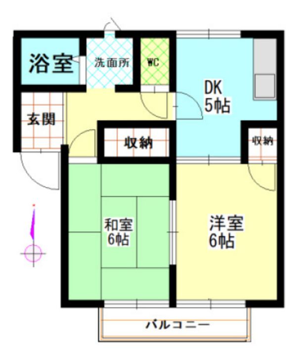 マーブルアーチの間取り