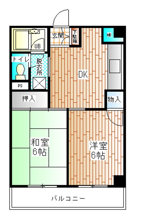 リバーサイド寿館の間取り