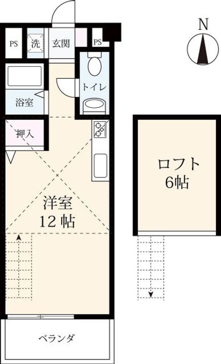 宏和ハイツの間取り