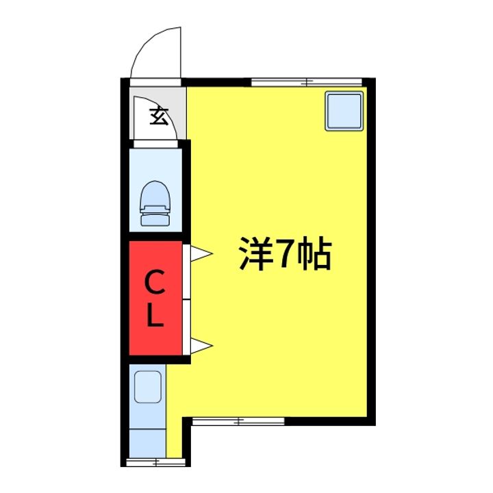 東田荘A棟の間取り