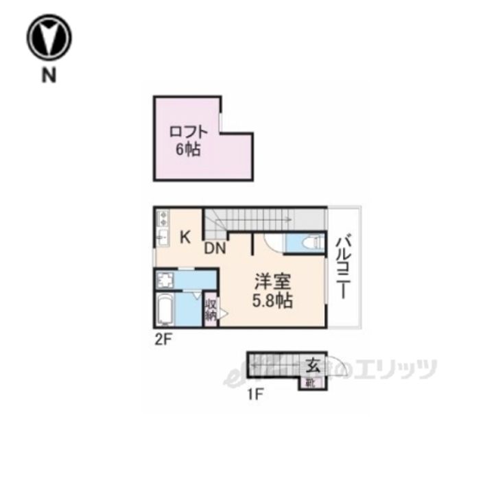 あんしん+稲葉荘08-2001の間取り