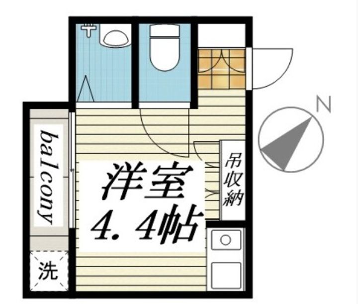 東京都世田谷区下馬2(アパート)の賃貸物件の間取り