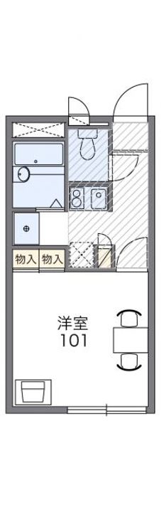 レオパレスグランチャの間取り