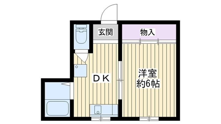 コーポオリーブの間取り