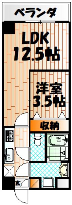 堺町センタービルの間取り