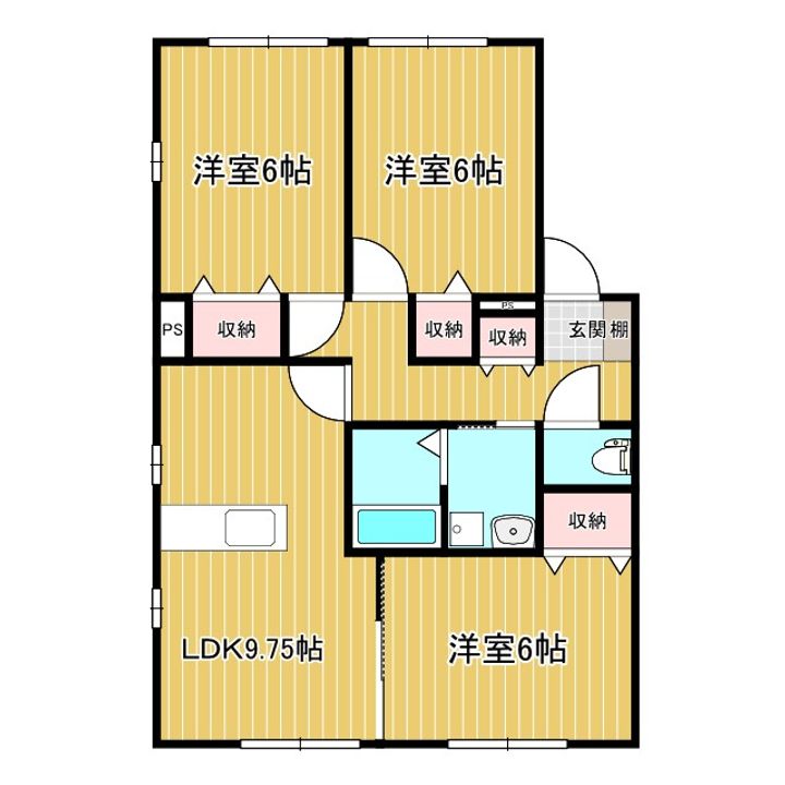 サニーハイツ大島の間取り