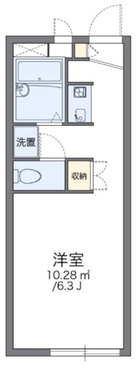 レオパレスピュアグリーンIIの間取り
