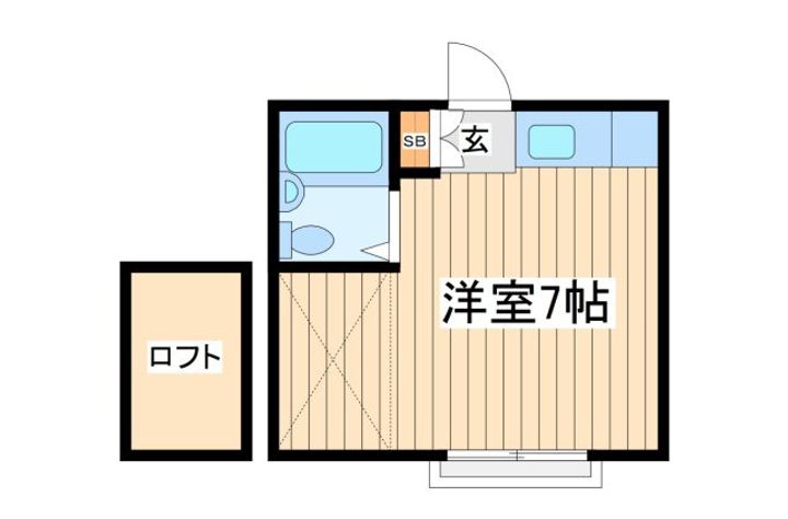 東京都府中市住吉町4(マンション)の賃貸物件の間取り