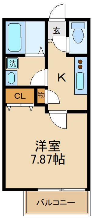 ヒューマンパレス新松戸Xの間取り