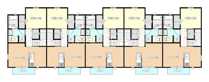 lux今津Aの間取り