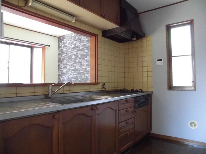 茨城県古河市中田新田(一戸建)の賃貸物件のキッチン