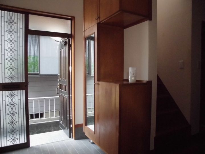 茨城県古河市中田新田(一戸建)の賃貸物件の玄関