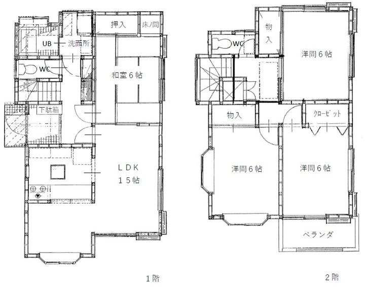 茨城県古河市中田新田(一戸建)の賃貸物件の間取り
