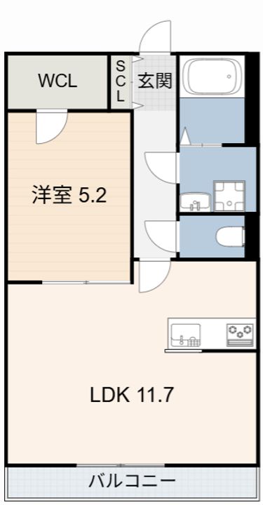 SPRING HILLSの間取り