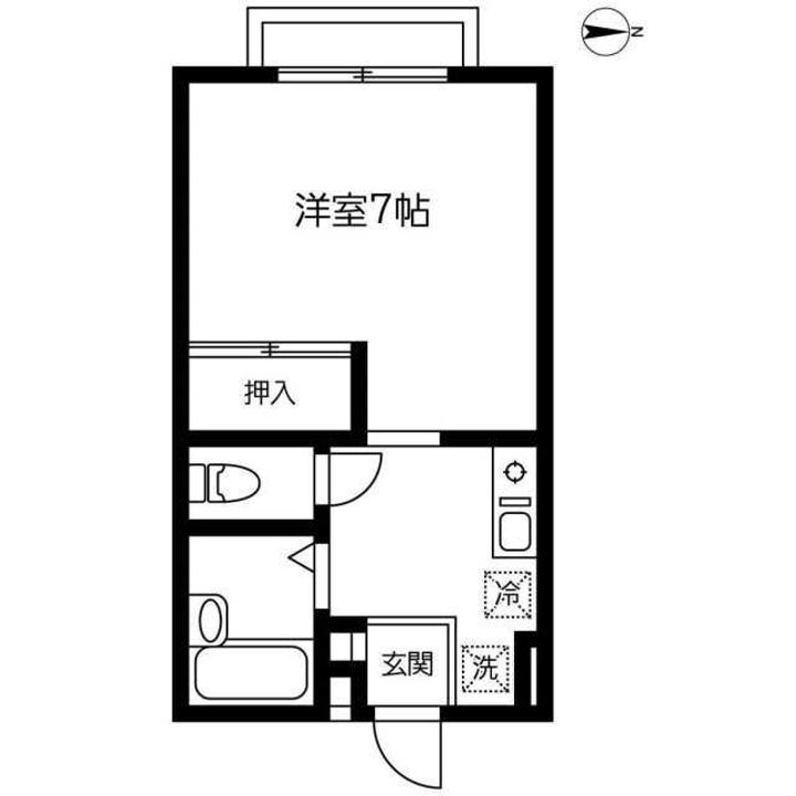 ハイツHIROの間取り