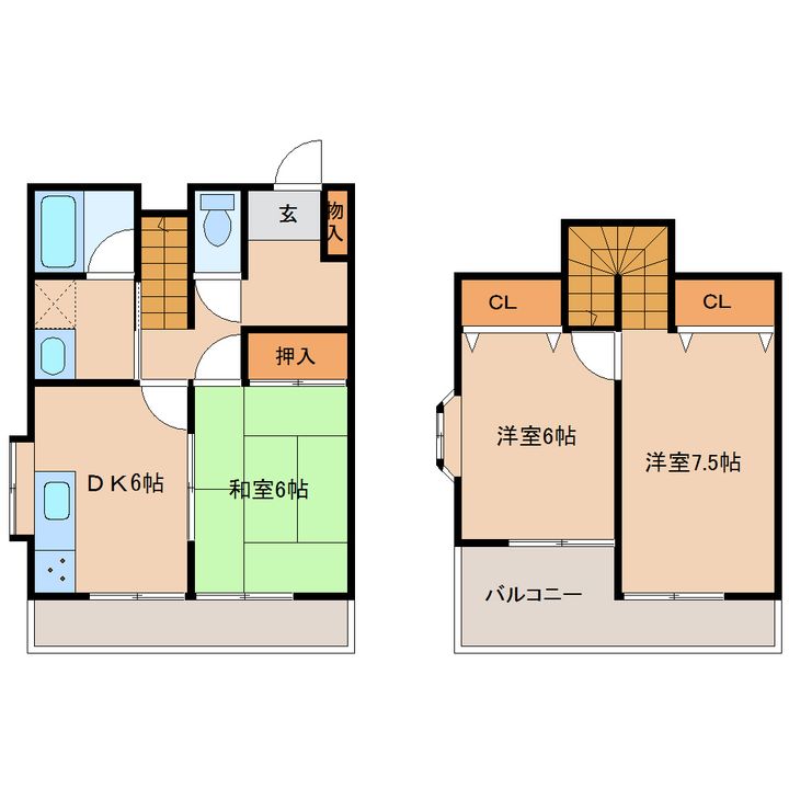 ベルメゾンの間取り