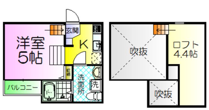 Casa del canarioの間取り