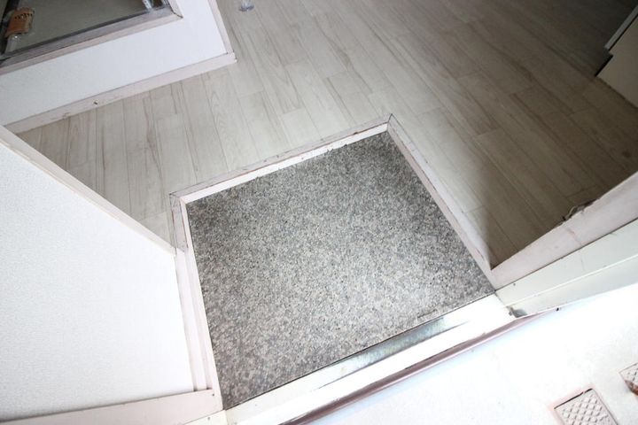 熊本県菊池市隈府(アパート)の賃貸物件の玄関