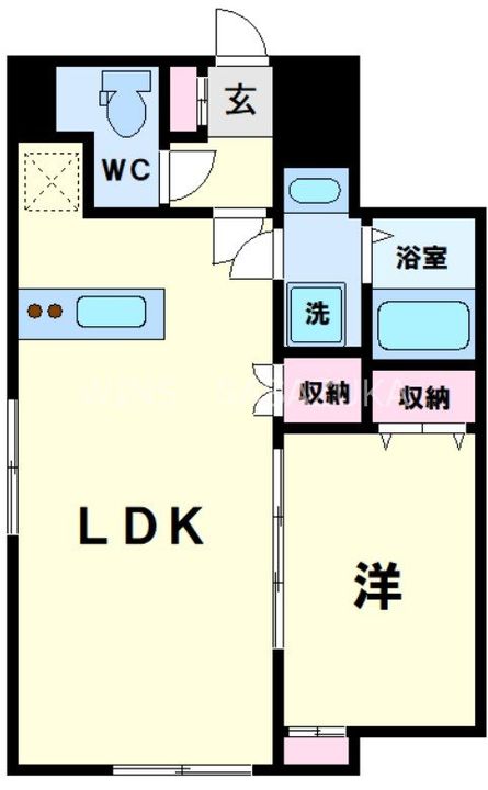 東京都中野区南台3(マンション)の賃貸物件の間取り