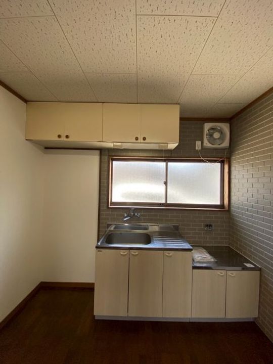 宮崎県都城市郡元町(一戸建)の賃貸物件のキッチン