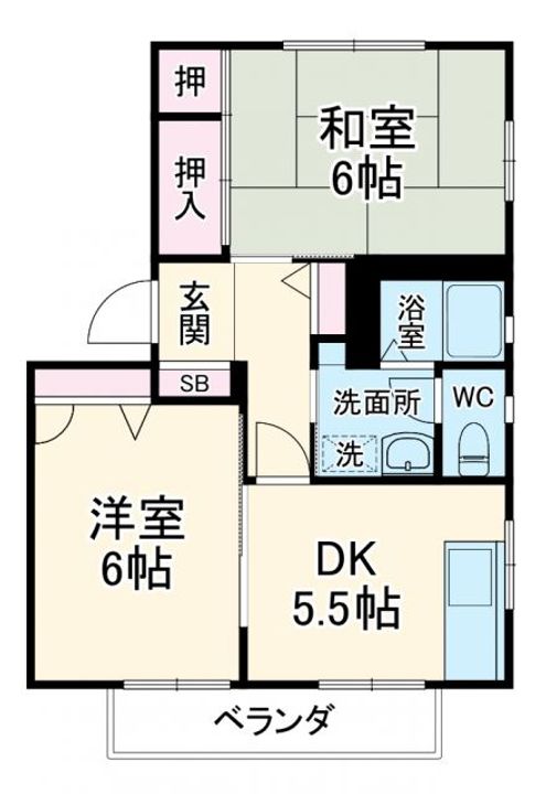 第14メゾン坂巻の間取り