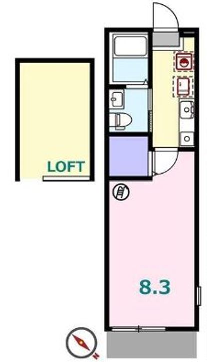 シュガール西前の間取り