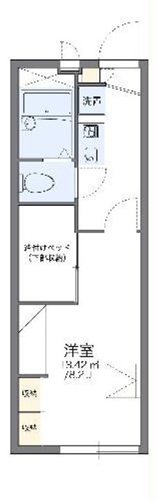 レオパレスフリーの間取り