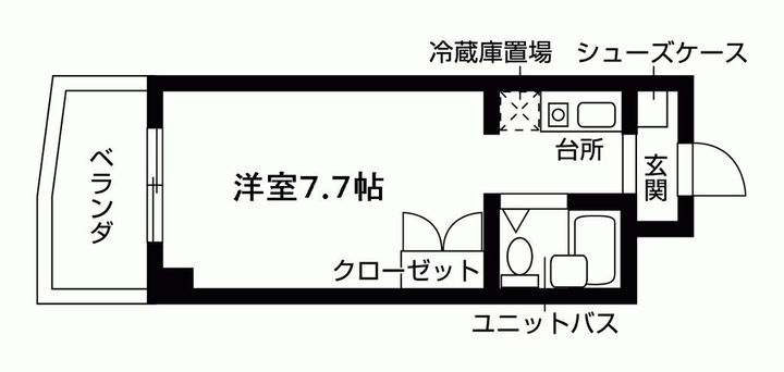 ディアコート上社の間取り