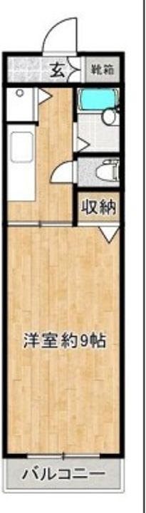 コスモリード蓮沼の間取り