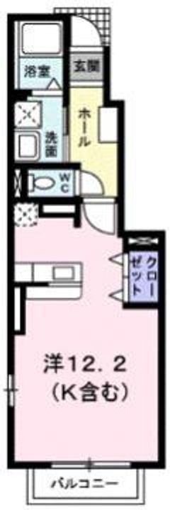 Placidoおのみち(プラシードオノミチ)の間取り