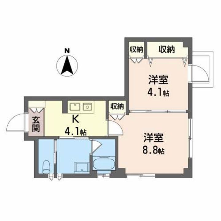 クローバーハウスの間取り