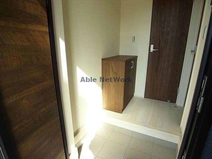 岐阜県岐阜市領下(アパート)の賃貸物件の玄関