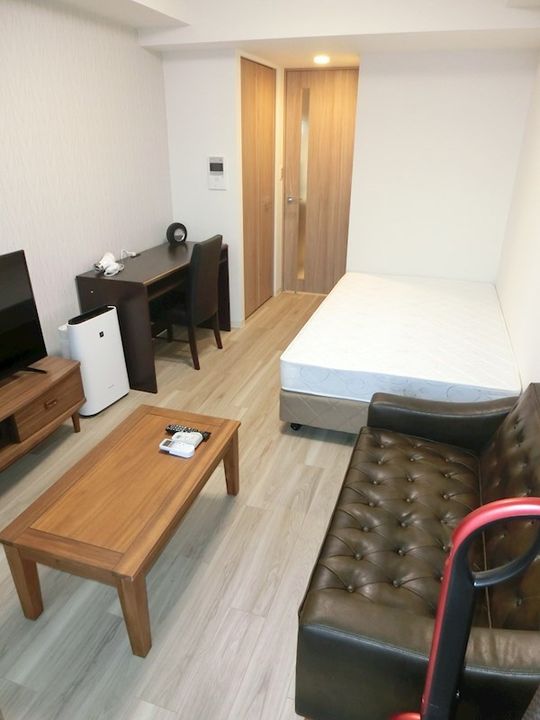 プレサンス広島中央の居間