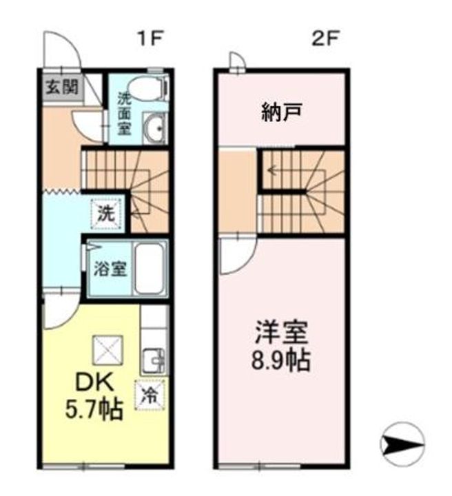 神奈川県厚木市林4(一戸建)の賃貸物件の間取り