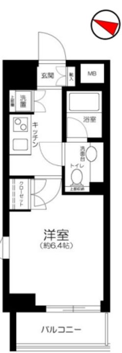 エルニシア亀有northの間取り