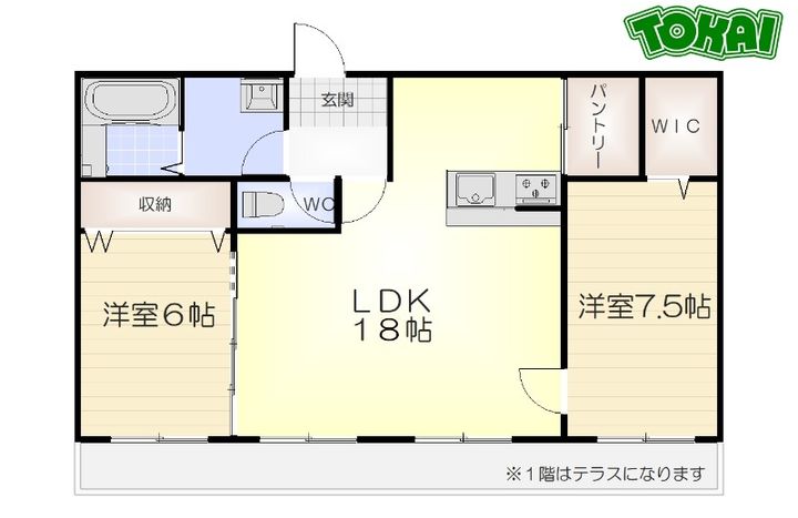 メゾンママIの間取り