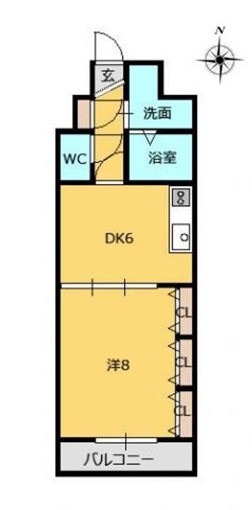 メゾンジュネス3の間取り