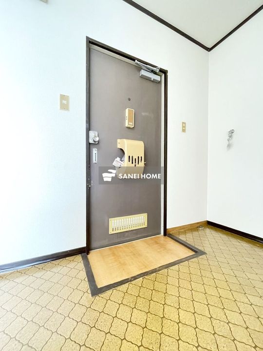 サンハイツの玄関