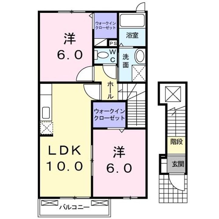 グランシャリオの間取り