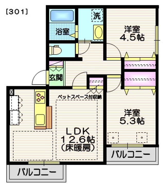 (仮称)南蒲田2丁目メゾンの間取り