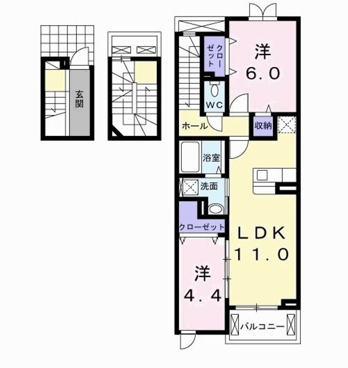 ポルトボヌールIの間取り