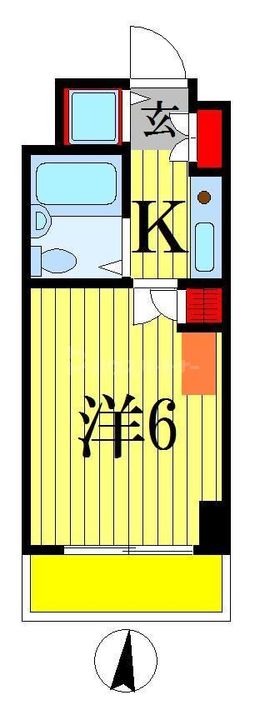千葉県船橋市印内3(マンション)の賃貸物件の間取り