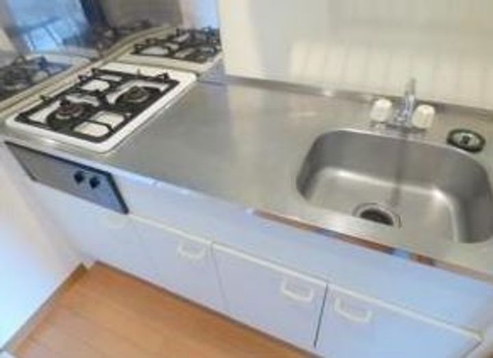 福岡県福岡市博多区住吉3(マンション)の賃貸物件のキッチン