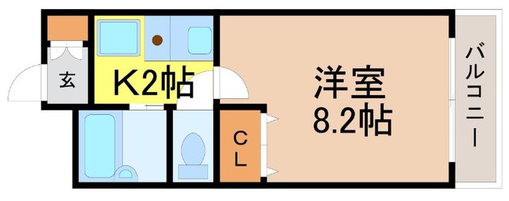 愛知県名古屋市千種区城木町3(マンション)の賃貸物件の間取り