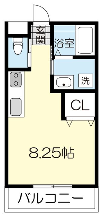 コーポ萩の間取り