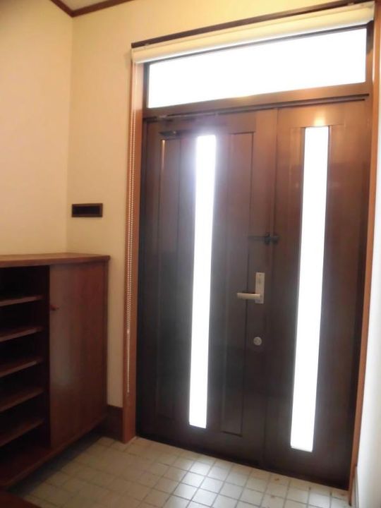 山形県山形市青田1(一戸建)の賃貸物件の玄関