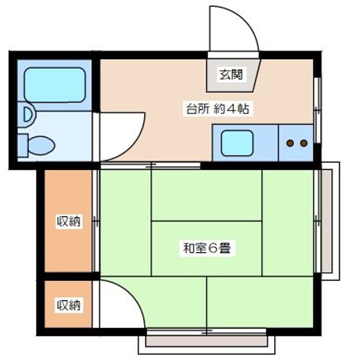 ハイツ中村の間取り